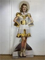 Vintage Dale Evans 71" Cardboard Cutout