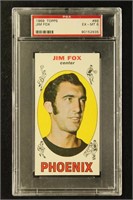 Jim Fox PSA 6 Graded 1969 Topps Basketball Card #8