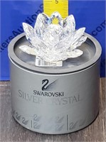 Swarovski Silver Crystal Candle Holder