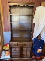 Wooden Cabinet with Shelves