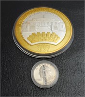 24K Gold Layered U.S. History of Gold Coin