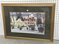 Framed Walter Campbell Print - Fantasy On Ice