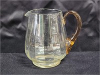 VINTAGE GLASS WATER PITCHER
