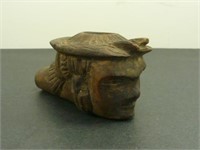 Vintage Hand Carved Smoking Pipe - Native