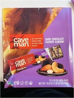 15pcs Cave Man Dark Chocolate Cashew Almond bars