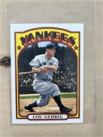 Lou Gehrig 2013 72 Topps Mini