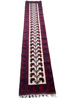 HAND KNOTTED TRIBAL RUNNER