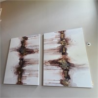 2PC LARGE CANVASES