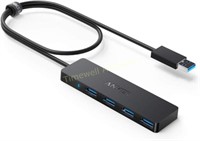 Anker 4-Port USB 3.0 Hub  Ultra-Slim  2 ft