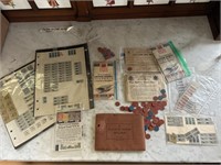 War Ration Books, Stamps, Tokens