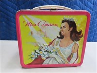 1972 MISS AMERICA Metal Lunch Box *no thermos*