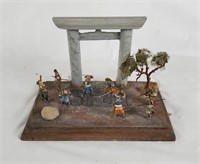 Custom Japanese Sword Fighters Diorama Piece