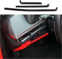 Carbon Fiber Interior Control Dashboard Cover Trim