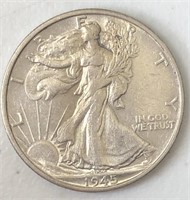 1945-S Liberty Walking Half Dollar