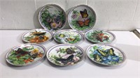 8 Collectible Butterfly Plates T13C