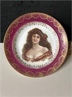 Antique Porcelain Portrait Plate
