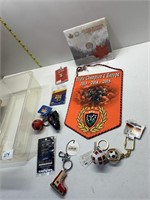 MISC ASSORTMENT OF SOCCER KEYCHAINS AND OTHER
