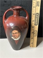 Antique German Portrait Vase