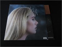 Adele signed record album COA