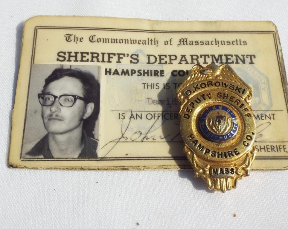 Vintage Small Hampshire Co Sheriff's Dept