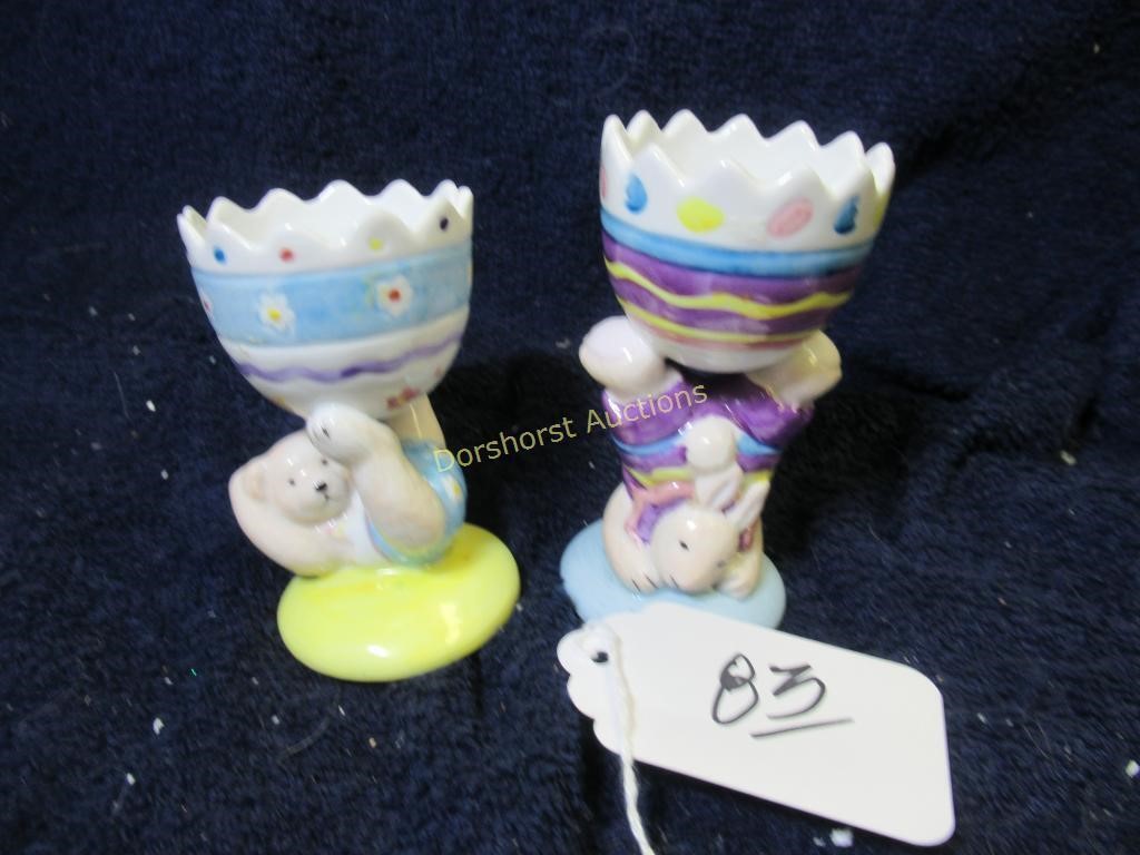 MUFFY EGG CUPS - HAPPY + MUFFY (2-ITEMS)