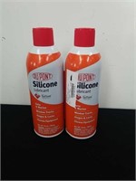Two new 10 oz cans of silicone lubricant