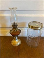 Antique small oil lamp