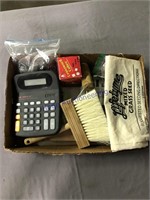 MISC BOX--CALCULATORS, WALLPAPER BRUSHES, GAMES,