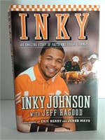 Inky Johnson autographed book, " Inky: An Amazing