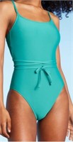 NEW Shade & Shore Women's Lace-Up One Piece