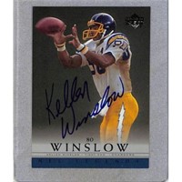 2000 Upper Deck Kellen Winslow Signed Card