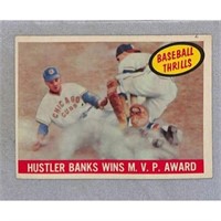 1959 Topps Ernie Banks Hustler Card
