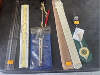 Slide rules and drafting tools