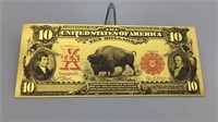 U.S. Collectible Gold Bill