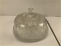 Crystal Serving Dish with a Dome lid