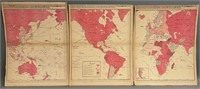 (3) Herald American Pictorial Review Maps