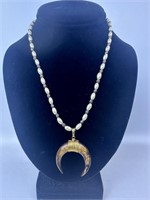 Boho Half Moon Necklace