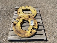 (2) JD Tractor Weights