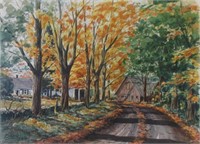 Crawford Donnelly 22x30 WC Autumn Driveway