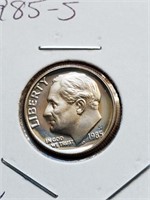 1985-S Proof Roosevelt Dime