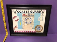 Small Coast Guard Framed Picture