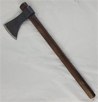 Hatchet w/ wooden handle.