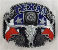 Enamel Texas belt buckle