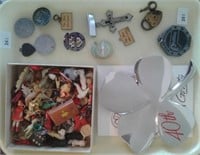 CHARMS, FOREIGN COINS, ETC.
