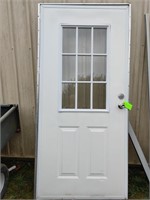 Exterior door.