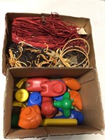 Laces & toy pieces reselling unclaimed lots