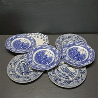 Colonial Times & Historic America Blue Eng. Plates