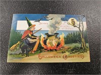 Antique E.C. Banks Embossed Halloween Greetings