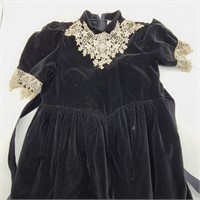 Vintage Nanook Girls Dress w/ Irish Lace