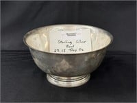 Sterling Silver Bowl - 27.15 Troy oz.